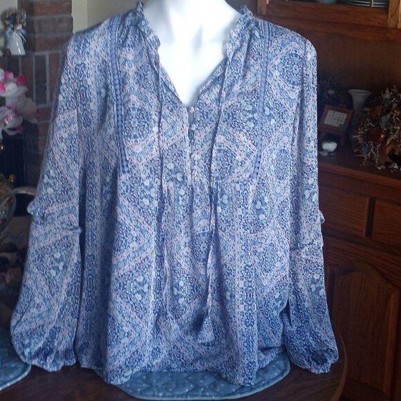 Westport Floral Boho Blouse - Picture 1 of 6